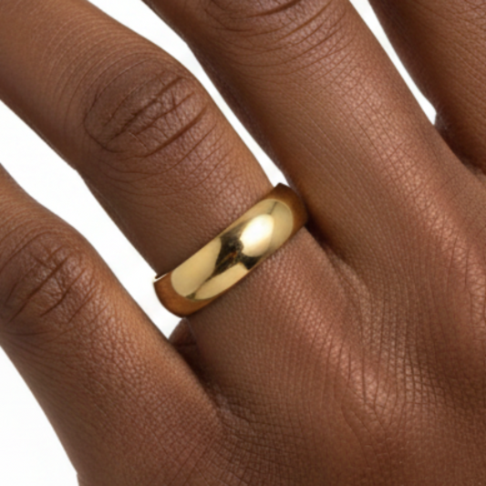 Anillo Gold Fino - Mano Afro