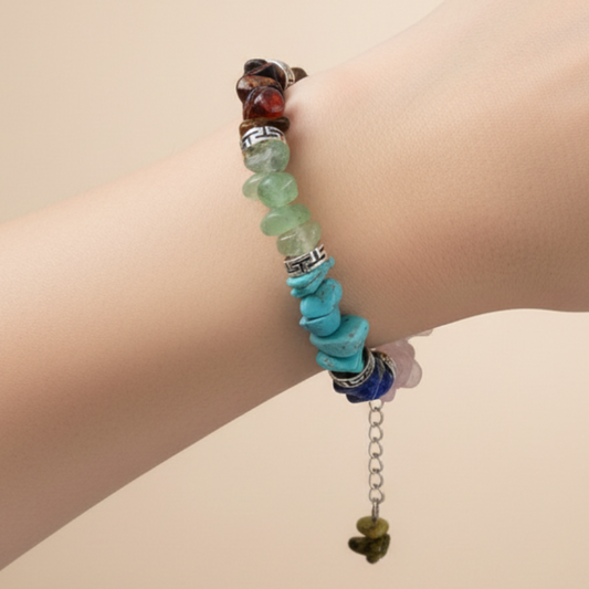 Arm extended showing bracelet