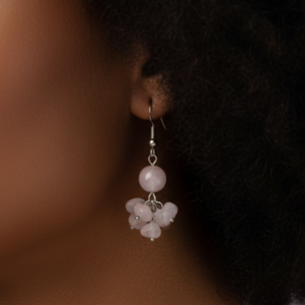 Rose Quartz Set - Modelo Afro Piel Oscura