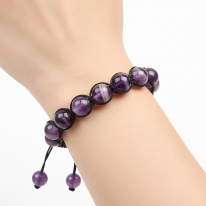 Amethyst Bracelet - Sharp Background