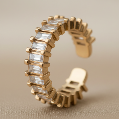 Anillo Clear Gold - Champagne