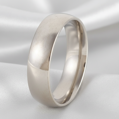 Anillo Silver - Fondo Satinado Gris Claro
