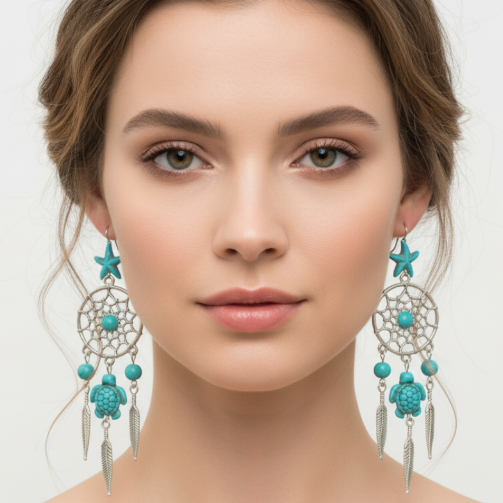 Aretes Dreamcatcher - Los Dos en Modelo