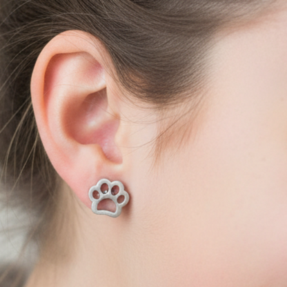 Aretes Huellita Acercamiento Teen