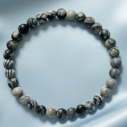 Black Zebra Jasper 6mm – Main