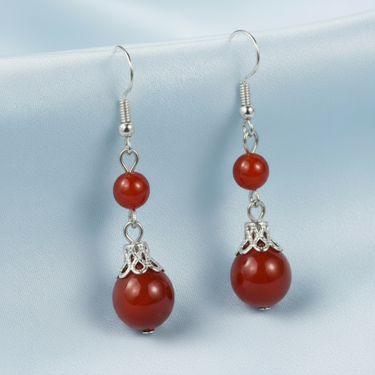 Carnelian Earrings - Same Composition
