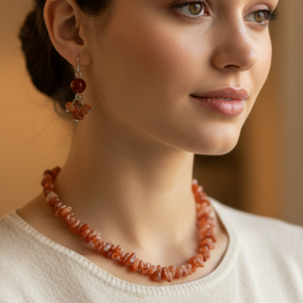 Carnelian Set on Model