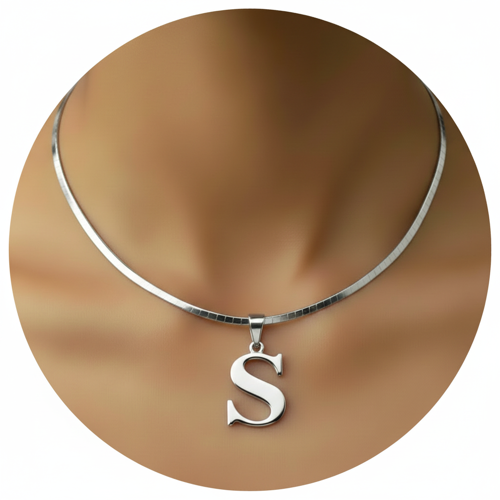 Initial Letter S Silver All Silver