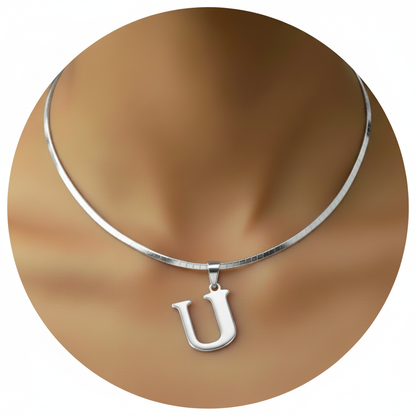 Initial Letter U Silver Listing Format