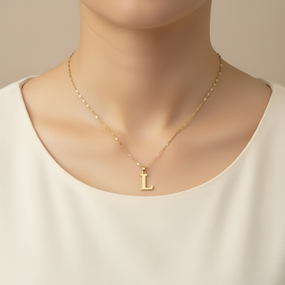 Letter L Necklace