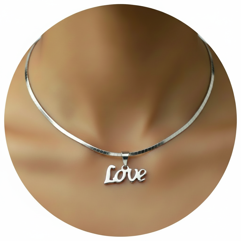 Love Necklace Silver - Modelo