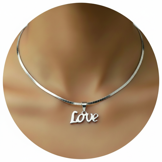 Love Necklace Silver - Modelo