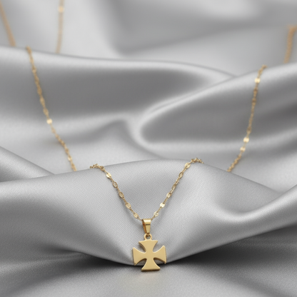 Maltese Cross - Satinado Gris