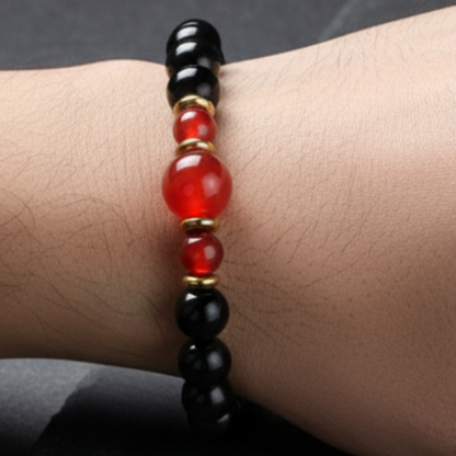 Man wearing bracelet