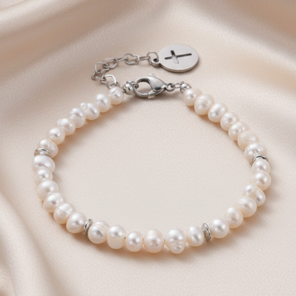 Pearl Bracelet - Fondo Champagne