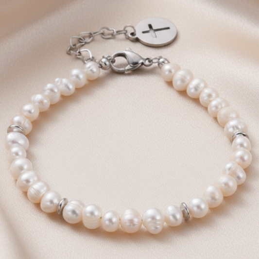 Pearl Bracelet - Fondo Champagne