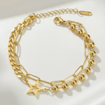 Pulsera - Fondo Satinado Blanco Huevo