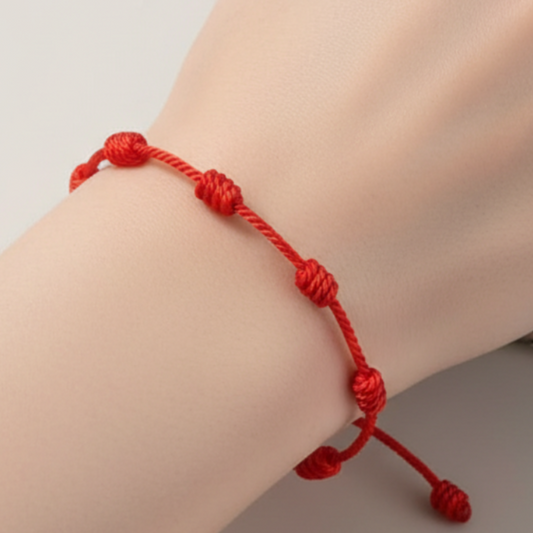 Red bracelet product focus model
