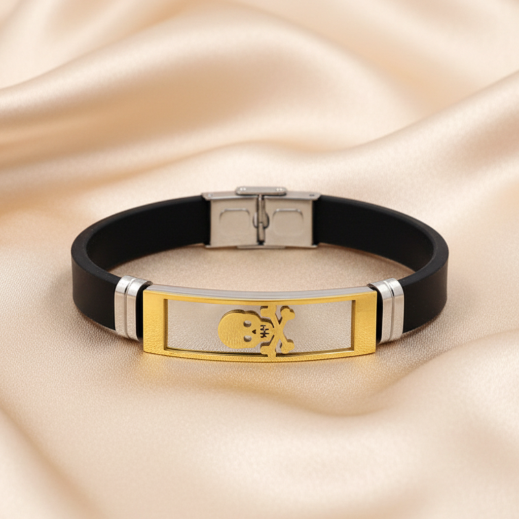 Skull - Champagne Satin