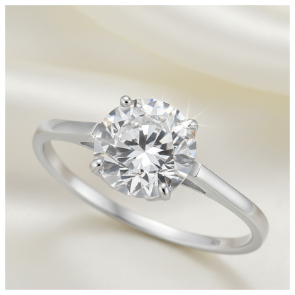 Solitaire Ring - Super Close Up