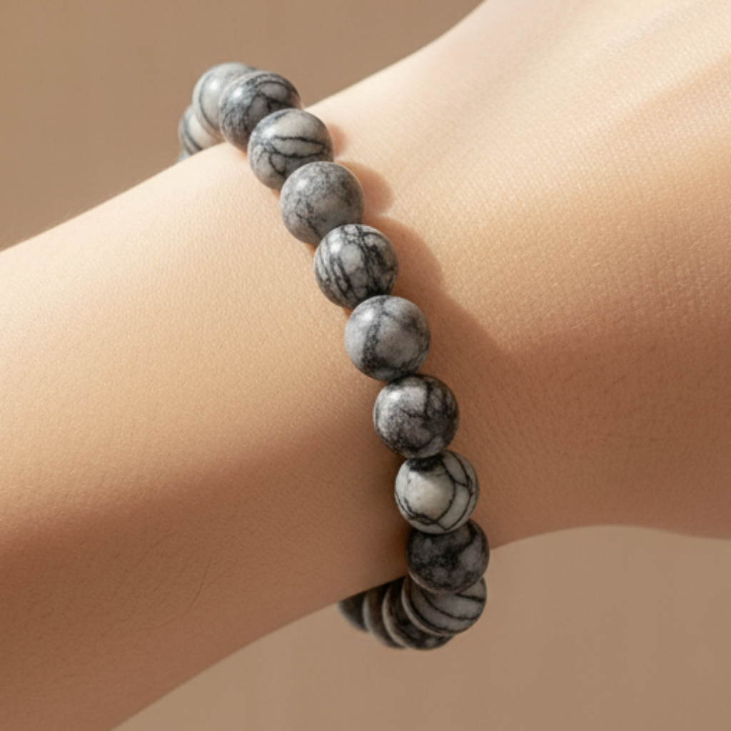 Spiderweb Bracelet Charcoal Neutral