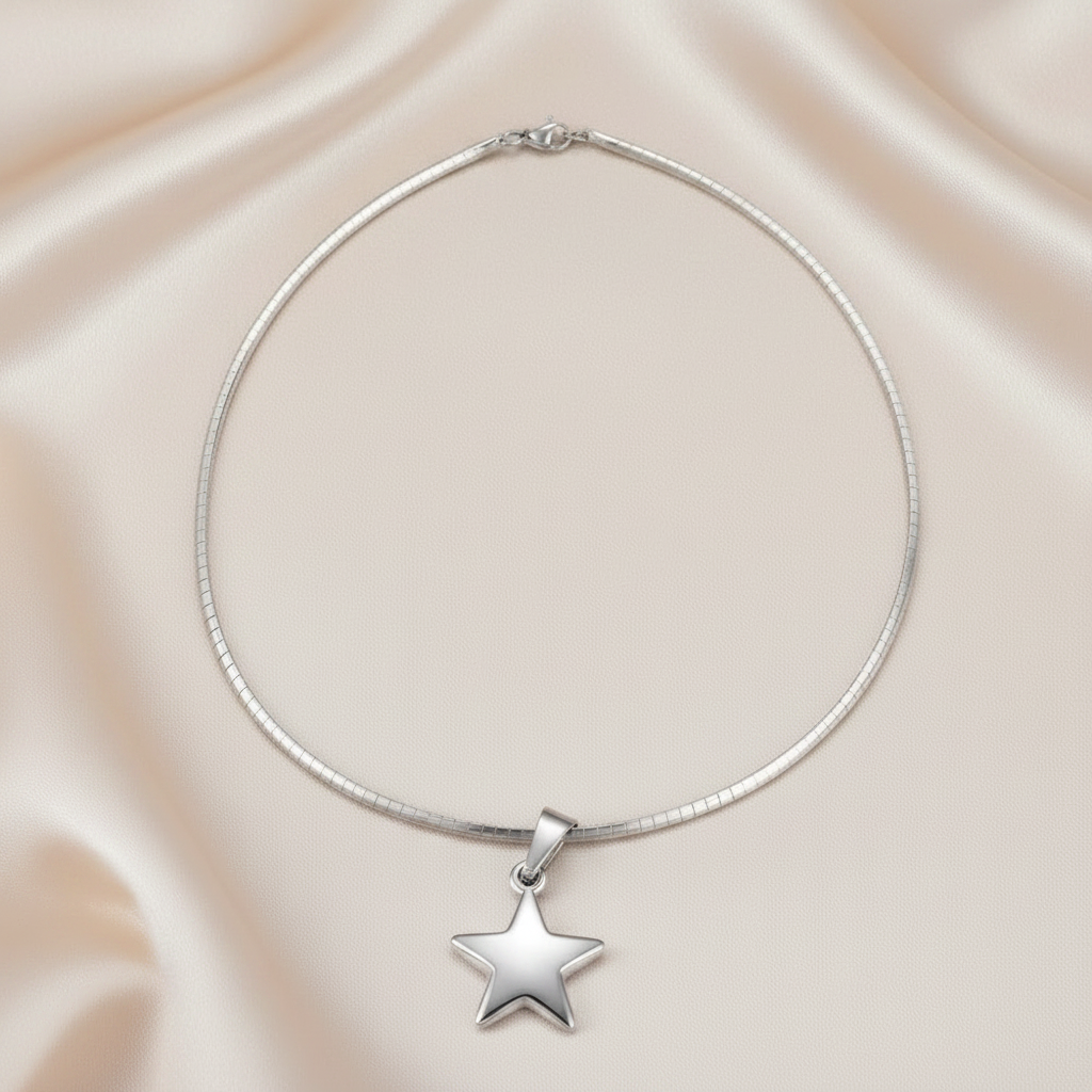 Star Necklace - Silver