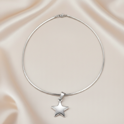 Star Necklace - Silver
