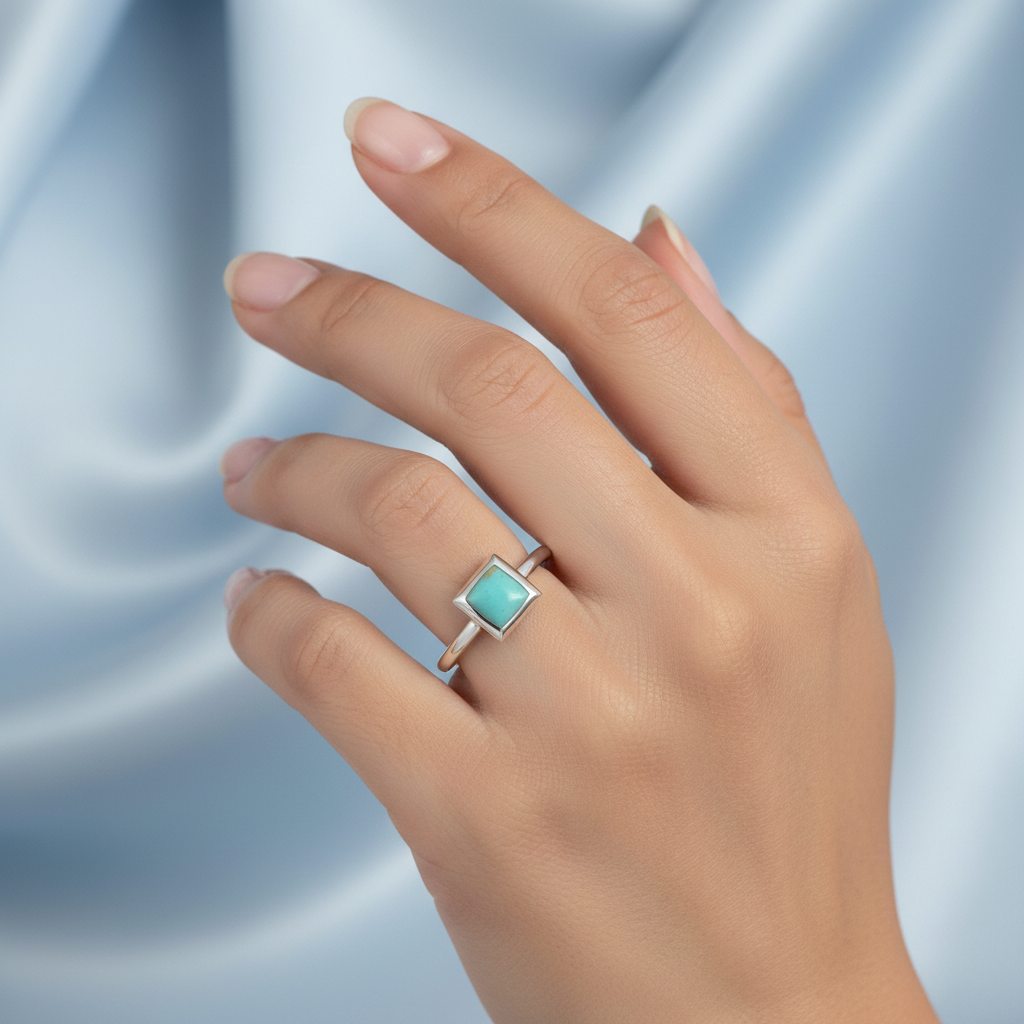 Turquoise Bezel - Latina